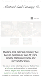 Mobile Screenshot of mustardseedcateringco.com