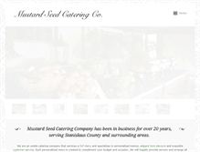 Tablet Screenshot of mustardseedcateringco.com